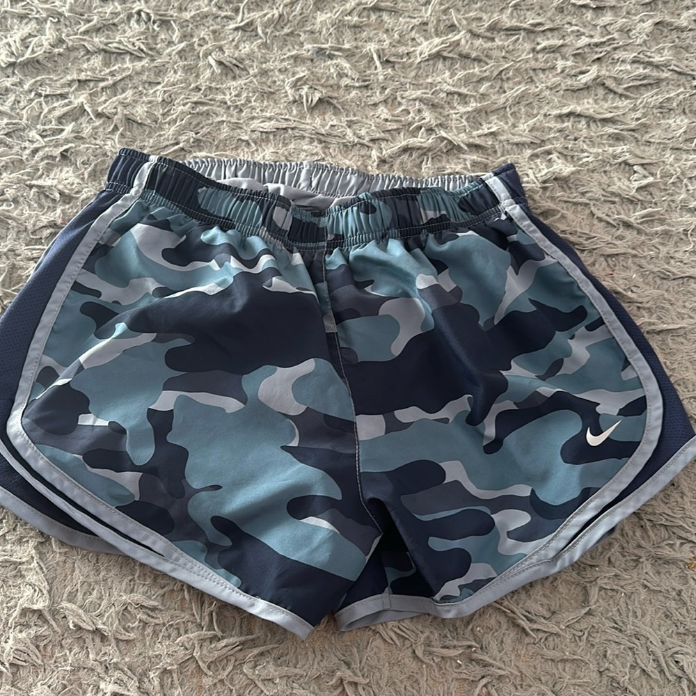 Blue Camo Nike Dri Fit shorts